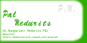 pal medurits business card